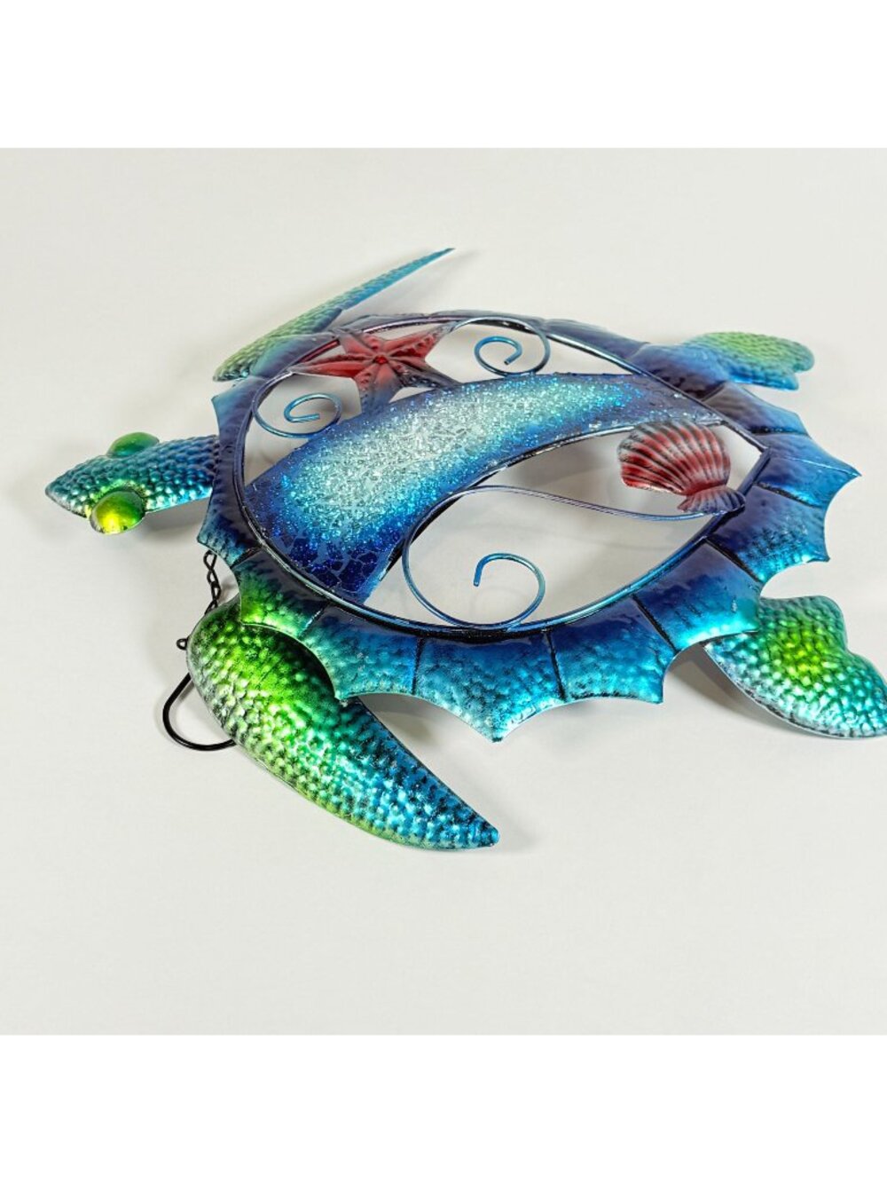 Sea Turtle Metal Wall Decor Coastal Beach House Nautical Ocean Wall Art